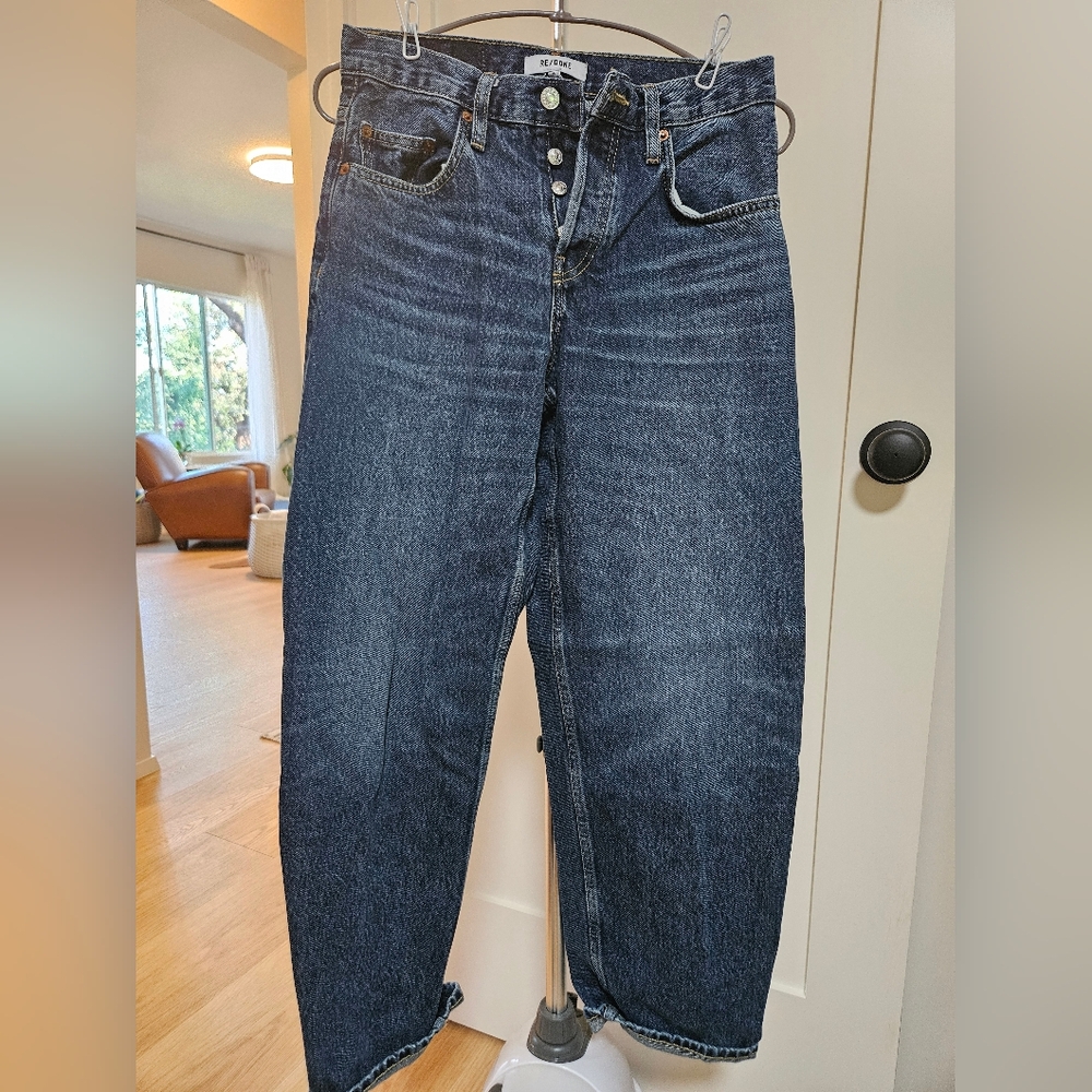 Re/Done Dark Blue Denim Jeans